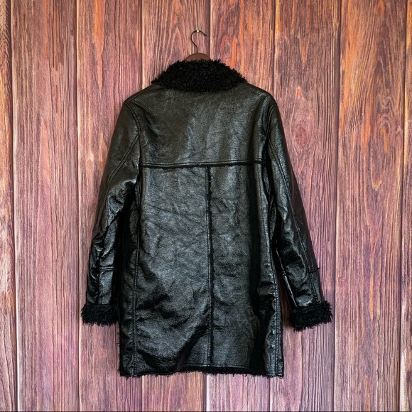 NWT Zara Shiny Coat - Picture 5 of 8
